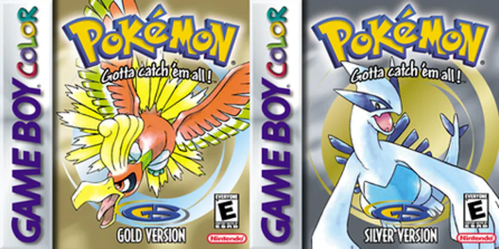 Pokémon Gold and Silver cover art