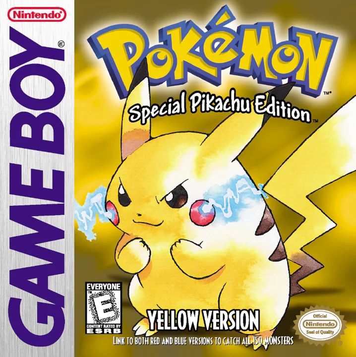 Pokémon Yellow cover art