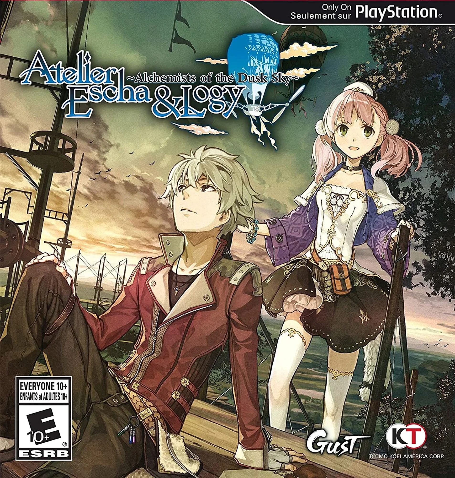 Atelier Escha & Logy: Alchemists of the Dusk Sky cover art