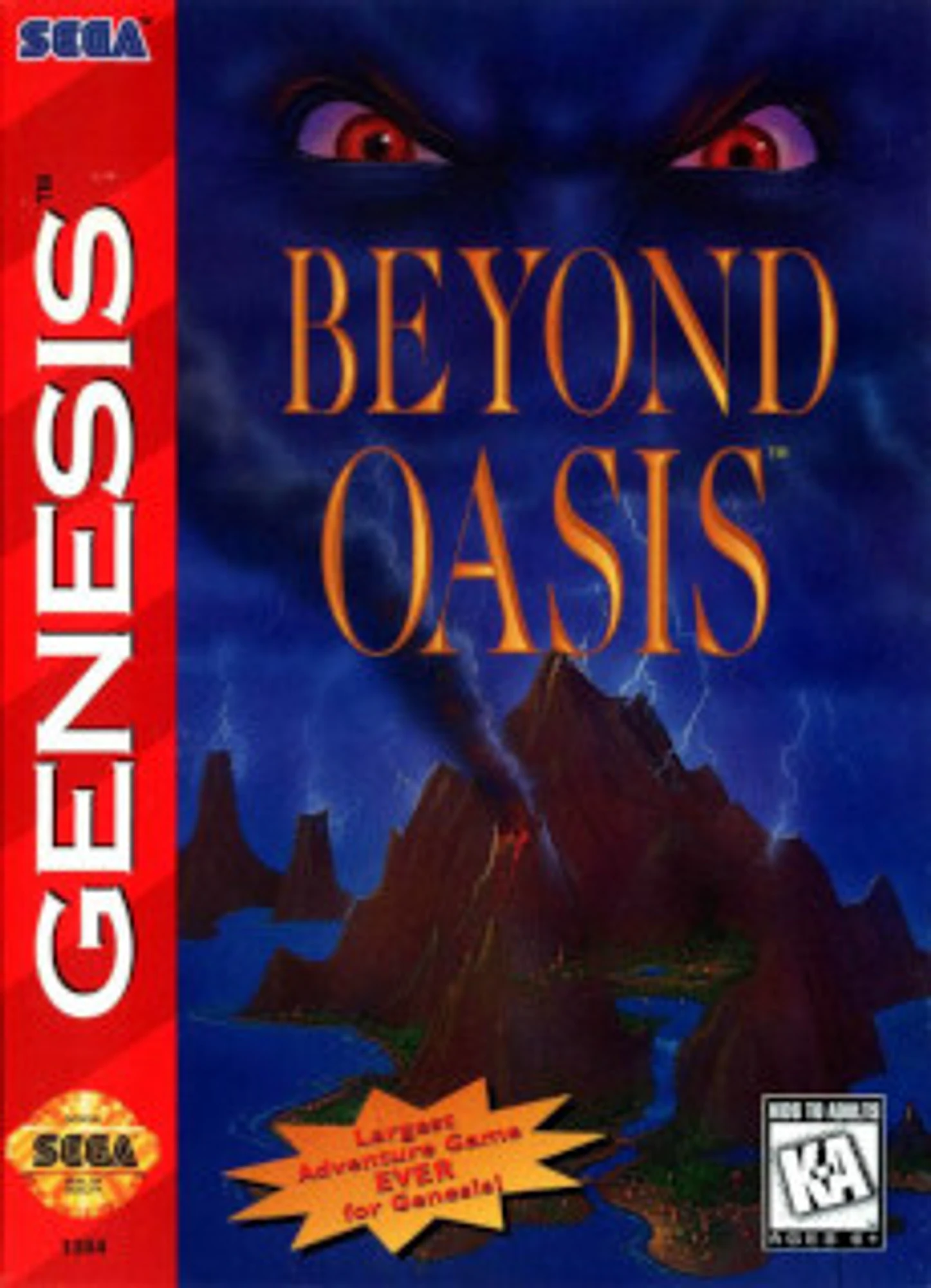 Beyond Oasis cover art
