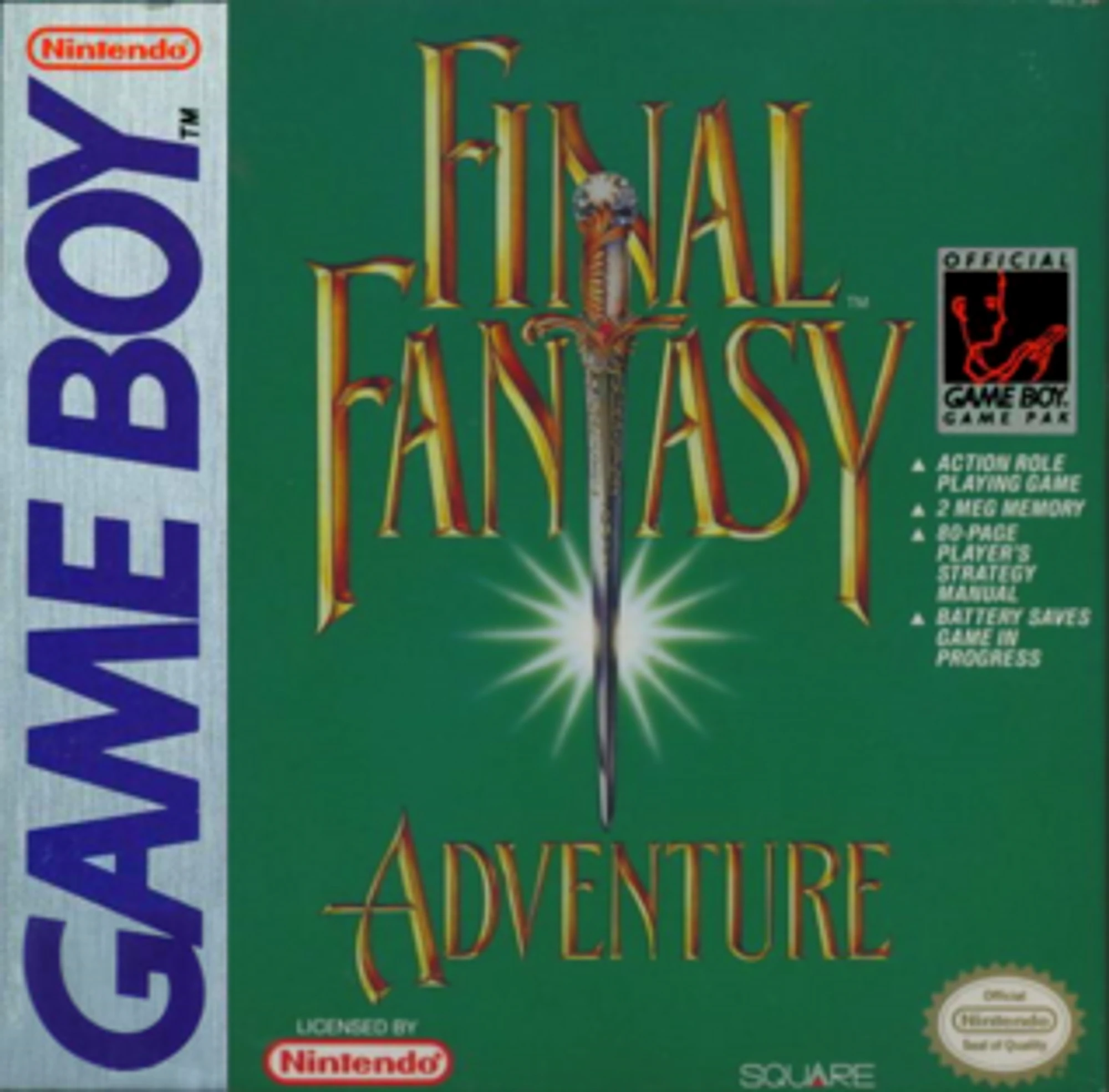 Final Fantasy Adventure cover art