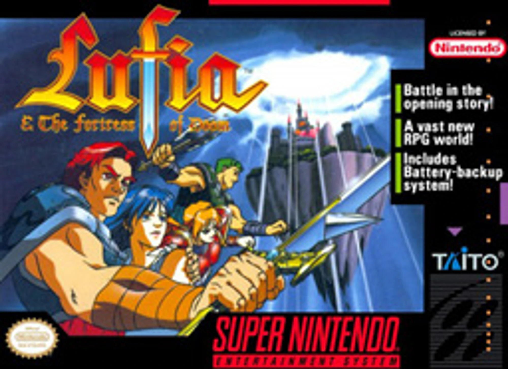 Lufia & the Fortress of Doom cover art