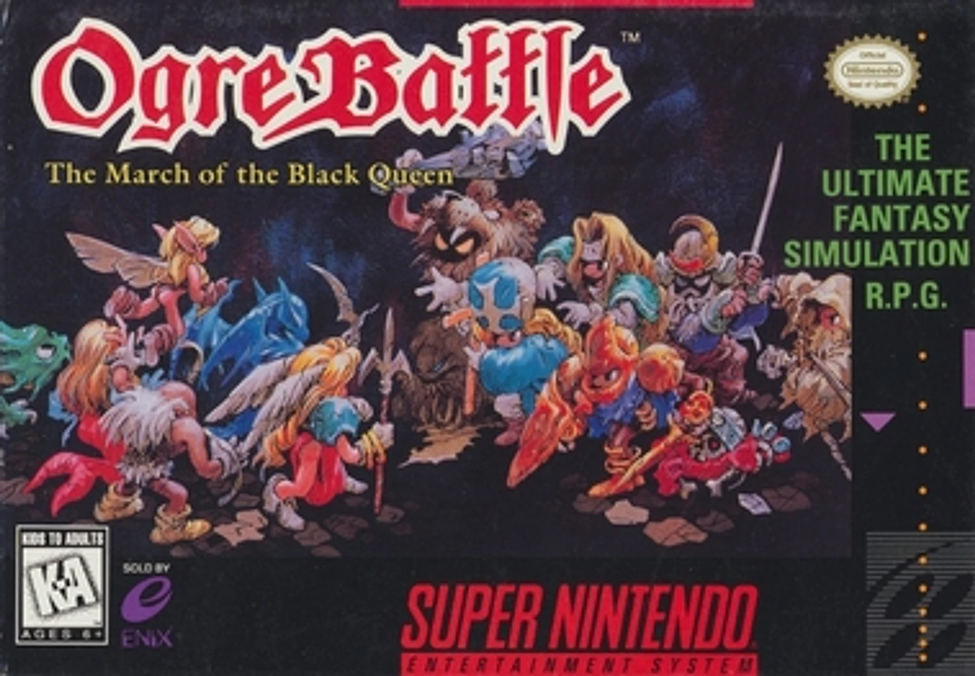 Ogre Battle: The March of the Black Queen cover art