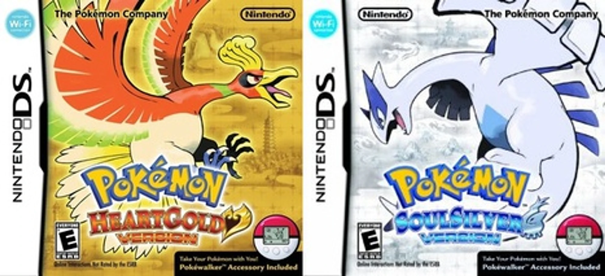 Pokémon HeartGold and SoulSilver cover art