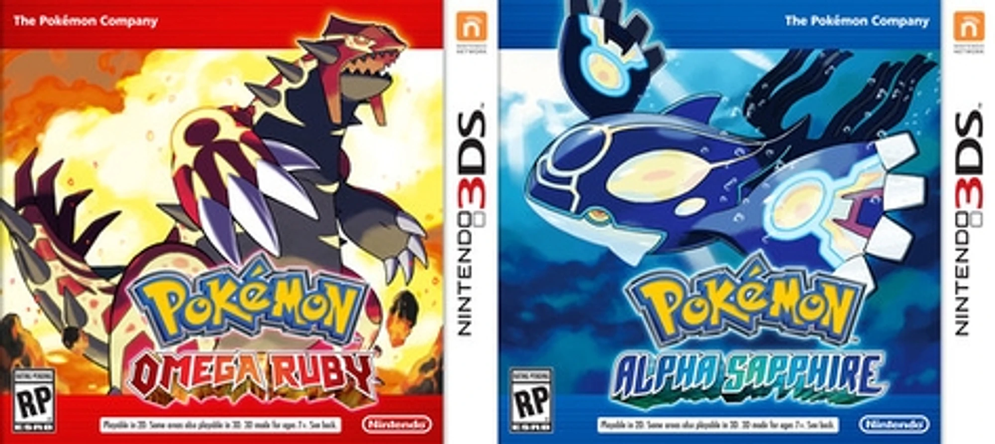 Pokémon Omega Ruby and Alpha Sapphire cover art