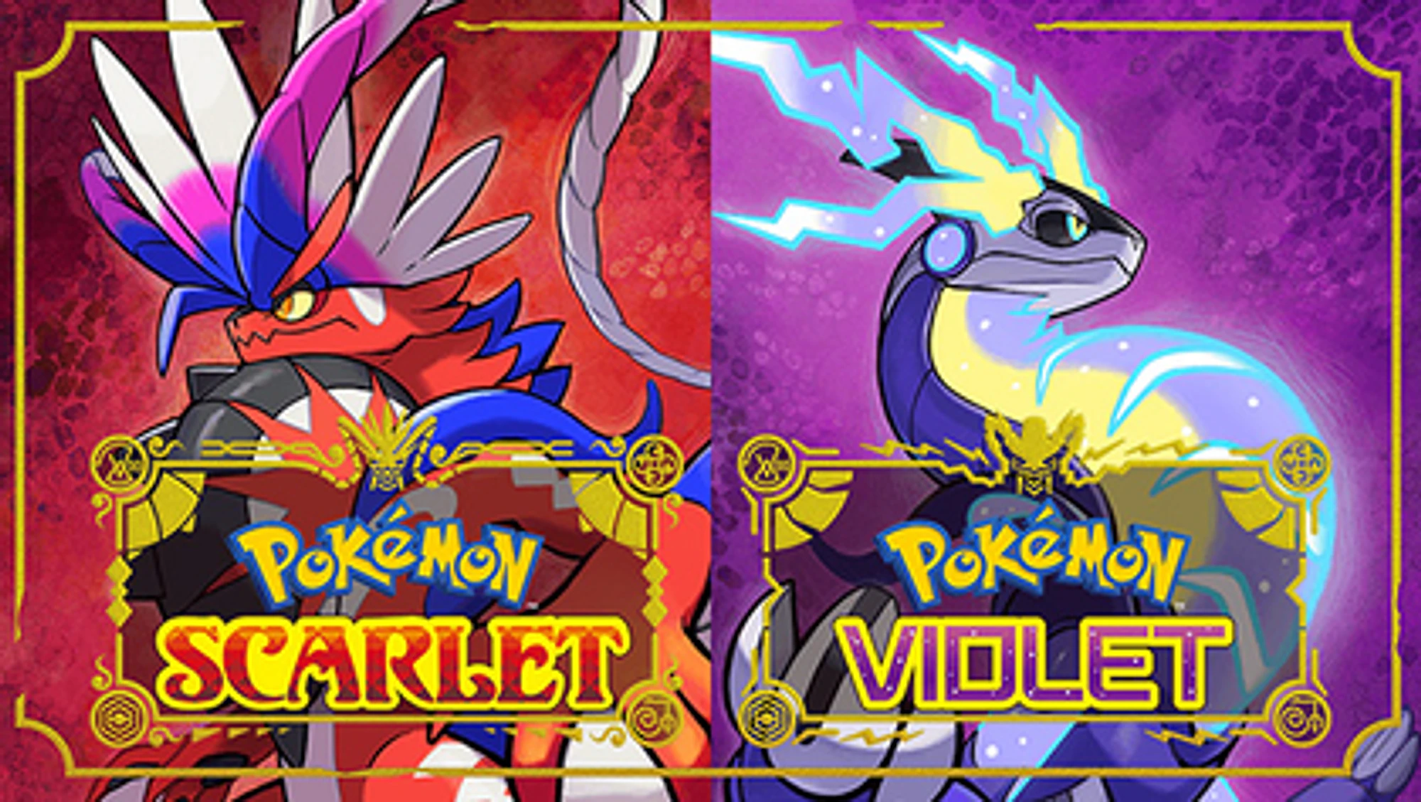 Pokémon Scarlet and Violet cover art