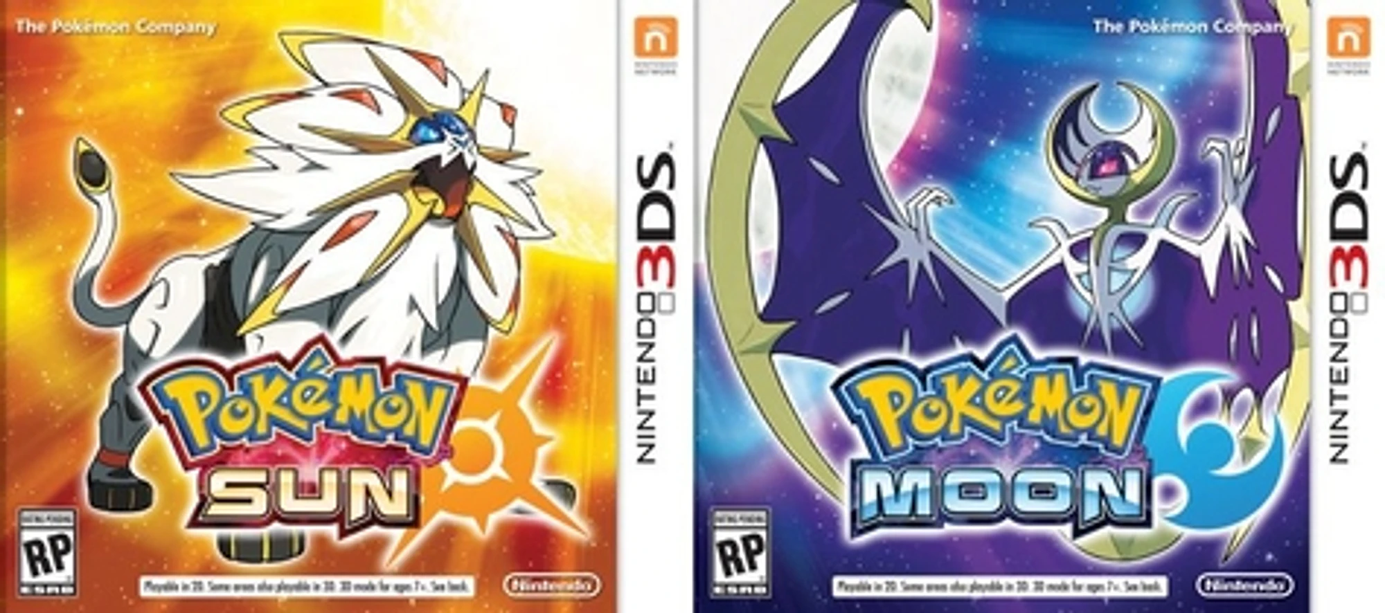 Pokémon Sun and Moon cover art
